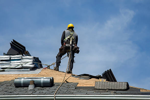 Professional Roofing technician working in Freeman, VA